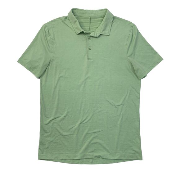 Lululemon Other - Lululemon Shirt Mens M Medium Honeydew Performance Polo Droptail Hem Collared